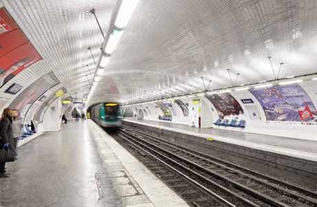 Li-fi för Paris Metro