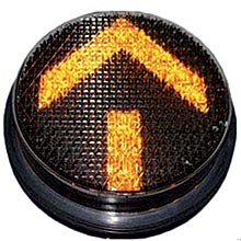 LED Trafiksignal / Traffic Signal 200F Gul