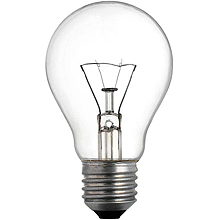 Glödlampa: Utvecklad av amerikanen Thomas Alva Edison 1879, ger dålig ljusstyrka direkt utan fördröjning, samt har en kort livslängd och är energikrävande. Oprofessionell lågkvalitativ glödlampa med hög elförbrukningen, jämfört med modern LED belysning. Glödlampan är anpassad för traditionell användning och inget arbete har gjorts för att lampan skall vara högeffektiv.