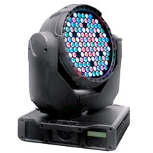 Motoriserad LED 485 RGB Svart