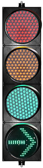 LED Trafiksignal 300mm