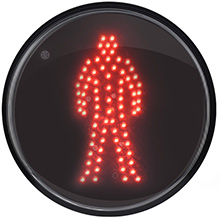 LED Övergång / Traffic Signal 200 Röd