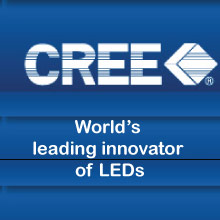 Cree är marknadsledande innovatör av lysdioder i tillämpningar som allmänbelysning, bakgrundsbelysning, elektroniska skyltar och signaler.
