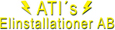 ATI’s Elinstallationer AB