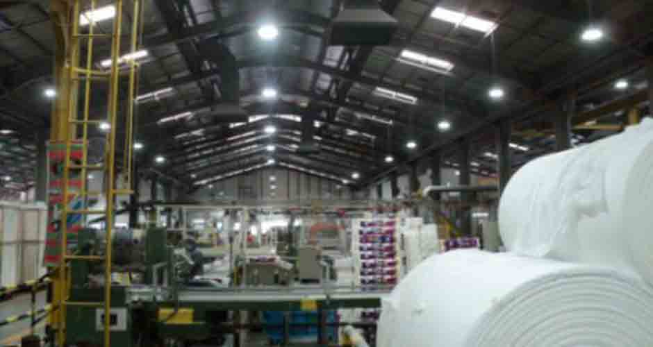 Pappersfabrik minskar energiförbrukningen med 60 % med LED belysning