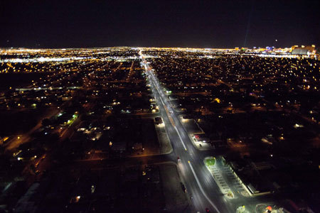 Energieffektiv LED gatubelysning underverk för stad