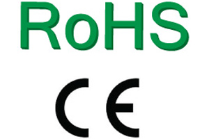 RoHS, egentligen direktiv 2002/95/EG, är ett EU-direktiv som förbjuder eller begränsar användningen av vissa tungmetaller och flamskyddsmedel i elektriska och elektroniska produkter på marknaden. RoHS började gälla inom Europeiska unionen den 1 juli 2006. CE-märkning visar att produkten överensstämmer med grundläggande krav på exempelvis hälsa, säkerhet, funktion och miljö, samt att det finns dokumentation, ritningar, beräkningar och testrapporter.