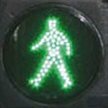LED Övergång / Traffic Signal E27 200P Grön