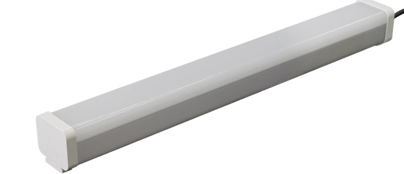 LED Armatur som passar som Garagebelysning, Lagerbelysning, Industribelysning, Ridhusbelysning, D-klassad, IP65, IK07