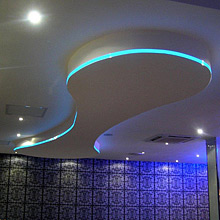 Hotell: Royal Park hotell monterade 25,4 mm Blå Elektrisk Light Tape® i taket -Sydafrika