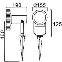 LED Utomhus 5655 utan lampa