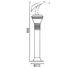 LED Utomhus 5664 utan lampa