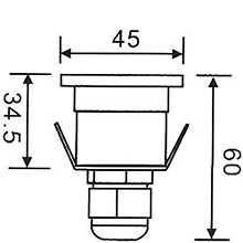 LED Utomhus T4141 1x1W