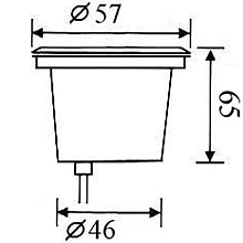 LED Utomhus T6103 1x1W